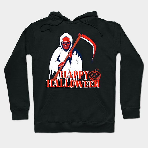 Halloween Grim Reaper Hoodie by ReaverCrest